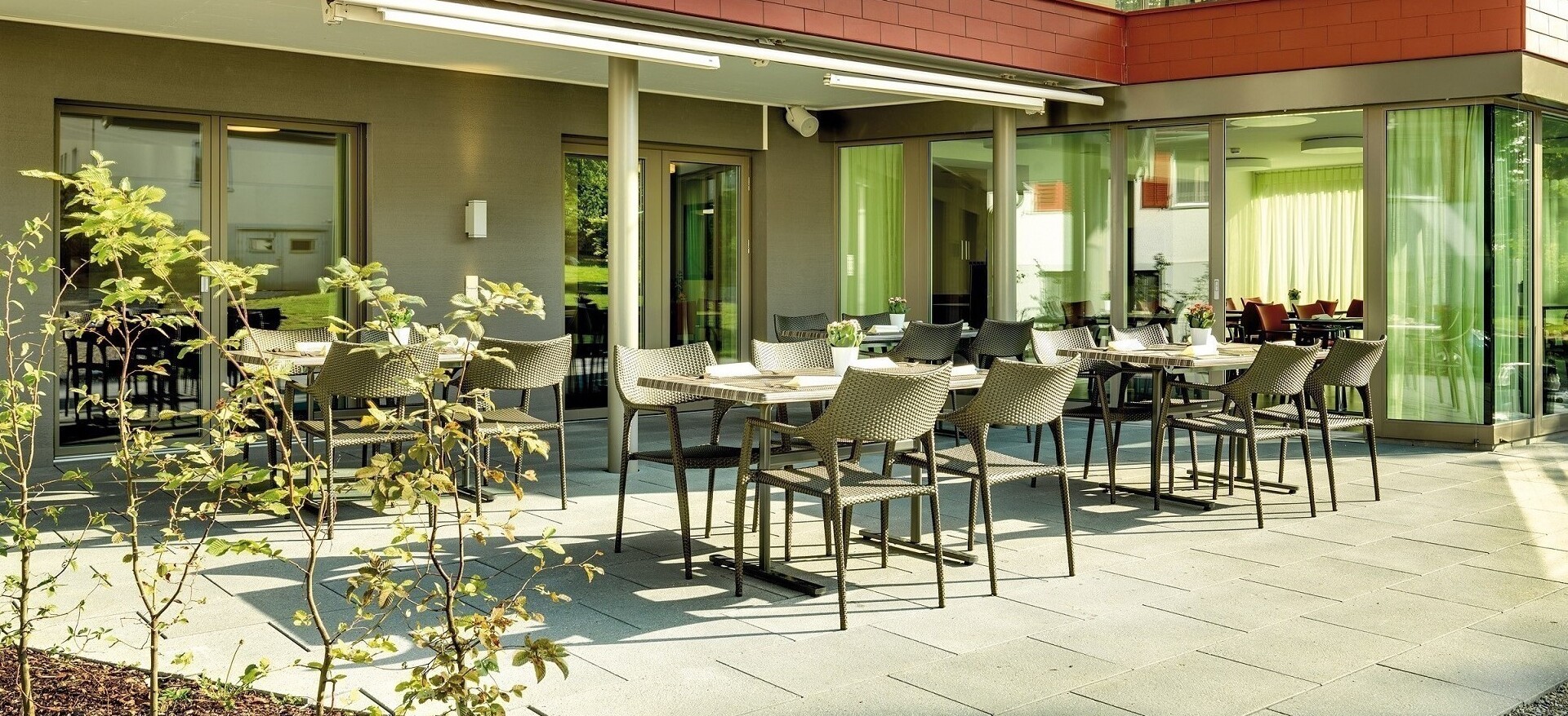 Gartenterrasse Sommer